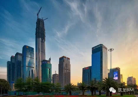 深圳平安金融中心钢结构施工运用BIM技术-远景长高的平安