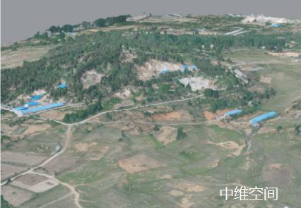 无人机倾斜摄影实景矿山三维模型测绘_5