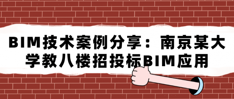 BIM技术案例：南京某大学教八楼招招标
