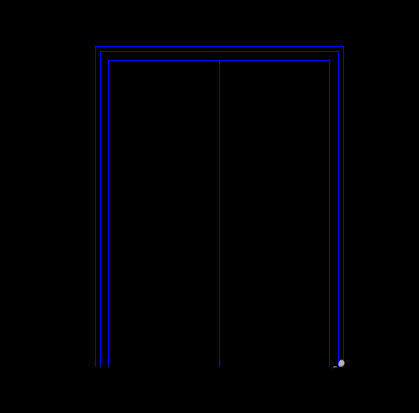 cad设计欧式门平面图的步骤