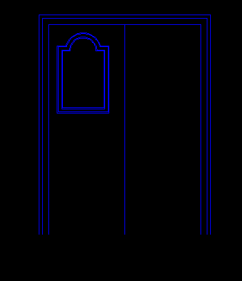 cad设计欧式门平面图的步骤