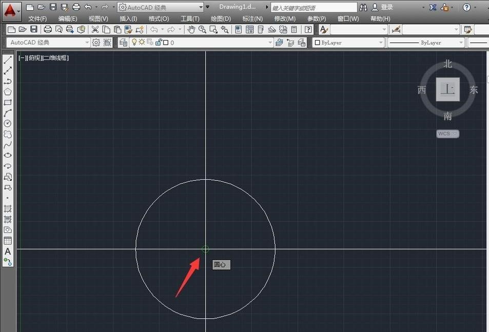 CAD中绘制同心圆的方法(cad画两个同心圆快捷键)
