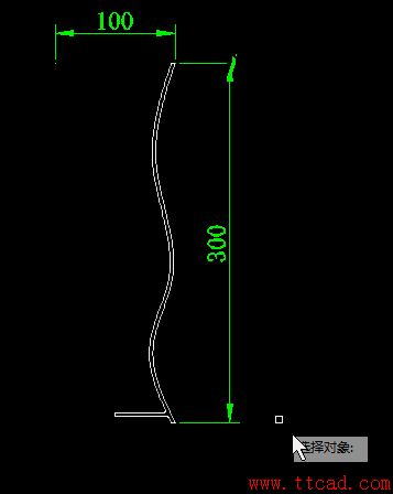 如何使用CAD旋转命令画简易花瓶？