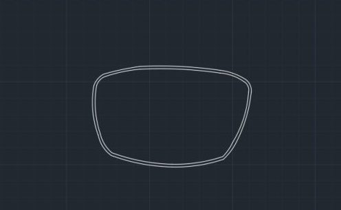 CAD如何绘制眼镜